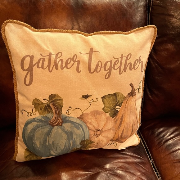 Gather together fall Pillow loving kindness brand - Picture 3 of 3